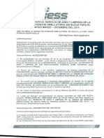 Contrato para El Servicio de Aseo Y Limpieza de La Unidad de Atencion Ambulatoria 309 Sucua para El Periodo Marzo - Diciembre Del 2014