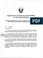 Lineamientos para Elaboracion y Aprobacion Del TUPA