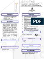 Ficha Tecnica, HT MTW-THHN-THWN-2 Condumex