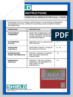 Operational Instruction - Omega - X