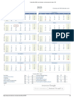 Calendário 2023 Com Feriados e Selecionador de Data - BR