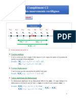 5) Complément C2 - Etude Des Mouvements Rectilignes