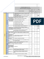 Tabla Evaluacion Estandares Minimos