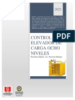 Control Elevador de Carga Ocho Niveles Digital ASM