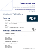 Le CV Française Décembre 2020