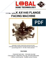 The Silk Ax1445 Flange Facing Machine