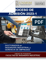 Admisión 2023-1 - Doctorado Marzo