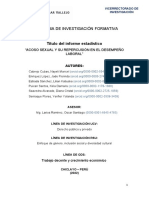 Informe Estadistico de Investigación