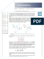Electrostática. Campo Eléctrico y Líneas de Campo