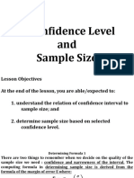 PDF Lesson 7 Confidence Level and Sample Size