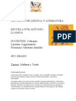 Proyecto de Lengua y Literatura