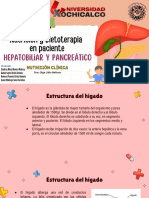 Dietoterapia en PX Hepatobiliar y Pancreatico