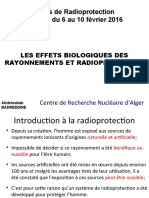 1.4 Effets Des Rayonnement Et Radioprotection