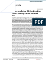 Super Resolution DOA Estimation Based On Deep Neural Network