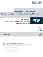 Munro S. Al Ghafri S. Liquid Hydrogen in Australia Requirements of Futher Technical Research