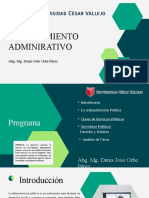 SESION 01 - La Administración Pública. Los Servicios Públicos Clases. Servidores Públicos Derecho