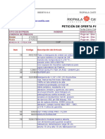 Productos Licitacion Castilla - Rio Paila 2021