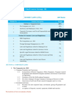 Final Course (Group - III) Paper 13: Corporate and Economic Laws (Cel) 100 Marks