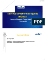 AULA 7 - Desenvolvimento Na Segunda Infância - Desenvolvimento Físico, Cognitivo e Psicossocial