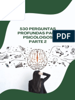 530 Perguntas Profundas para Psicologos Parte 2