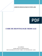 Code de La Deontologie Medicale