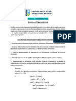 Análisis Trigonométrico - Ecuaciones Trigonométricas