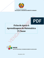 FICHA COMPLETA MATEMATICA 7a Classe