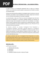 Investigación Penal Preparatoria