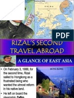 Rizal's Second Travel Abroad