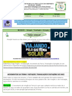 Roteiro de CIÊNCIAS - 9° C - Sábado Letivo.