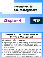 IAPM CH 4 - Introduction To Portfolio Management