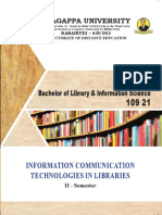 UG - B.Lib.I.Sc. - Library Information Science - 109 21 - ICT in Libraries