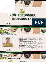 Nco Personnel Management For Ncobc