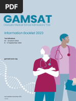 GAMSAT Information Booklet