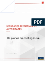 AULA 5-Os Planos de Contingência.