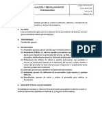 Evaluación y Reevaluación de Proveedores-Rever Peru