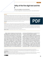 Paiva Et Al (2015) Ecological Validity of The Five Digit Test and The Oral Trails Test