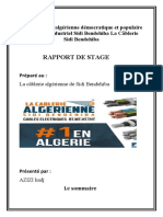 Rapport de Stage Hadj 2000