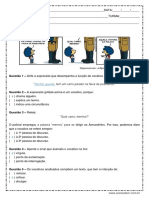 Atividade de Portugues Vocativo 8º Ano Respostas