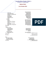 Standard Balance Sheet