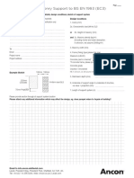 Ancon Masonry Support Design Sheet