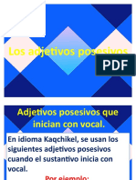 Adjetivos Posesivos en Kaqchikel