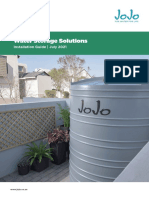 JOJO Water Storage Solutions Installation Guide - 29.07.21