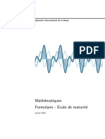 M SCI Formulaire