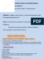 Carrera de Laboratorio Clínico E Histopatológico Período Académico: 2022-2S Asignatura