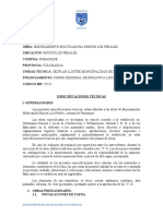 Eett Proyecto Mejoramiento Multicancha Rincón Los Perales