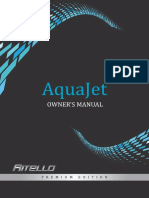 AquaJet Ritello R2 Owner's Manual - PREMIUM EDITION - ENGLISH