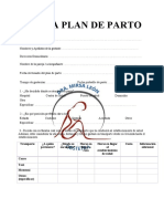 Ficha de Plan de Parto