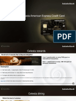 IndusInd Bank CELESTA American Express Credit Card - March 2021