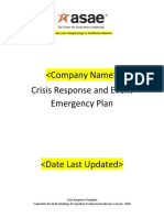 Crisis - Response Template